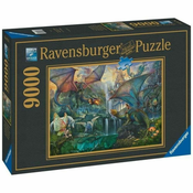 Ravensburger RAV Puzzle Zauberwald Drachen 9000| 16721, 9000 kom, 14 godin(a)