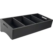 Select Concept škatla za jedilni pribor, 164 mm, dolžina: 590 mm, širina: 277 mm, črna
