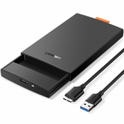 POKLOPAC VANJSKOG DISKA UGREEN SATA EXTERNAL DISK ENCLOSURE 2,5 SSD/HDD (BLACK)