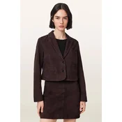 AllSaints blazer ženski semiš APTON SUEDE