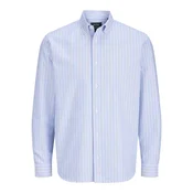 JACK & JONES Srajca JPRBLUHARVEY mornarska / svetlo modra / bela