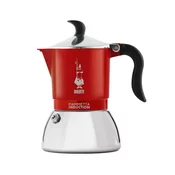 Talijanska Moka za Kavu Bialetti FIAMMETTA INDUCTI Crvena Aluminij 4 Tasites