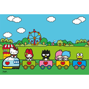CLEMENTONI Sestavljanka Hello Kitty in prijatelji MAXI 104 kosov