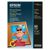 Papir EPSON Glossy 10×15, 500l, 200g/m2