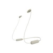 SONY WI-C100 taupe Bluetooth Headphones