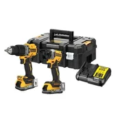 DeWalt DEWALT DCK2050E2T Akumulatorski set: udarni vrtalnik DCD805, udarni vijačnik DCF850, 2x 1.7Ah bateriji, polnilnik, T STAK