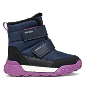 Škornji za sneg Geox J Trekkyup Girl B Abx J66M7A 0FU54 CF48B M Mornarsko modra