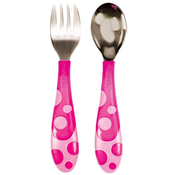 Set pribora za jelo Munchkin - Pink