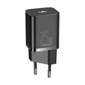 Baseus kućni punjač si usb-c qc 25w black
