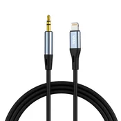 Vipfan VIPFAN KABEL ZA IPHONE NA LIGHTNING NA MINI JACK 3,5 MM AUX 1M ZA TELEFONE