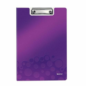 Leitz mapa A4 Clipboard s pokrovom WOW, ljubicasta
