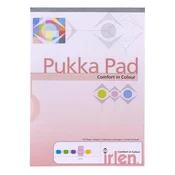 Zvezek, A4, črtan, 50 listov, PUKKA PAD Irlen disleksija, roza