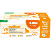 IAMS Delights Adult morski sadeži in meso s kopnega v omaki v večpaketnem pakiranju 6120g (72x85g)