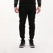 Lotto Muški donji deo trenerke londa rib cuff, Crni