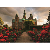Ravensburger Puzzle Impresivni gradovi: Rosenborg, Danska 1000 kosov
