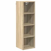 Vidaxl Viseča omarica Sonoma hrast 30 x 29,5 x 100 cm Konstruiran les