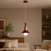 Opviq luster Elwood 20802-B, 1 × E27, bordo