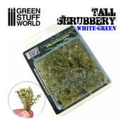 Tall Shrubbery - White/Green