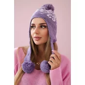 Kesi Womens long eared cap Balbina K381 purple