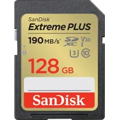 SanDisk Extreme PLUS SDXC 128GB 190MB/s V30 UHS-I