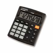 Gradanski kalkulator SDC805NR, crni, stolni, osam znamenki, dvostruko napajanje
