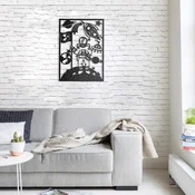 Wallity Zidna dekoracija Space, Crna