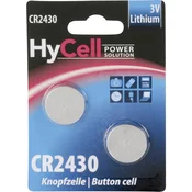 HyCell Gumbna baterija CR 2430, litijeva HyCell CR 2430 300 mAh 3V 2 kos