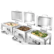 Chafing Dish GN 2/3 Satinirana, 6L, (395x430x290mm)
