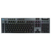 Tipkovnica Logitech G915 X LIGHTSPEED, gaming, LIGHTSYNC RGB, mehanicka-clicky, bežicna