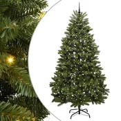 Vidaxl Umestno božično drevo med 300 LED Zelena 300 cm PVC in kovina