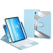 INF 360° vrtljivo Bluetooth ohišje s tipkovnico, združljivo z iPad Pro 11 (2022-2018) - Modra, (5000080700)