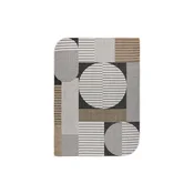 RugsX ORGANIC 2769 sisal preproga Geometric ecru/črna – naravna, moderna nepravilna oblika 240x330 cm, (5000176774)