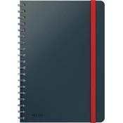 BLOK KOLEGIJ B5 TP MALI KARO 80L Z ELASTIKO SIV LEITZ COSY 44840089