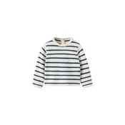 MANGO KIDS Pulover INDY svetlo bež/encijan