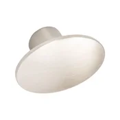 Pohištveni gumb Dome 50x36 mm, cinkova litina, videz inoxa
