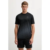 Kratka majica za vadbo Under Armour UA Tech Fade moška, črna barva, 6005916