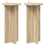 Stalak za biljke 2 pcs Hrast sonoma 29,5 x 29,5 x 60 cm