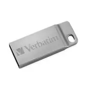 VERBATIM 32GB Metal Executive USB Flash Drive - 98749  USB 2.0, 32GB, Srebrna