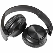 Vivanco Bluetooth® HiFi Naglavne slušalice Vivanco MOOOVE AIR BLACK Na ušima Sklopive, Slušalice s mikrofonom, Petlja za uho Crna