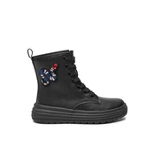 Geox Zimski škornji J Phaolae Girl J46ETD 000BC C9999 M Črna