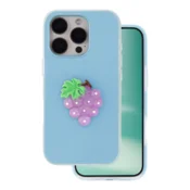 Tutti Frutti 2v1 silikonski ovitek za iPhone 16 Pro - moder