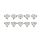 Prios LED reflektor GU5.3 4,9W 500lm 36° prozoren 840 komplet 10 kosov - jasno - Steklo