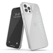 SuperDry Snap iPhone 12/12 Pro Clear Case silver 42591 (SUP000019)