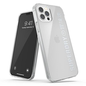 SuperDry Snap iPhone 12/12 Pro Clear Case silver 42591 (42591)