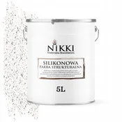 shumee Silikonska strukturna fasadna barva 5L toplo bela F101 UV
