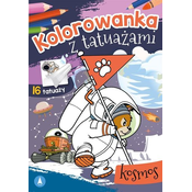 Kolorowanka z tatuażami. Kosmos