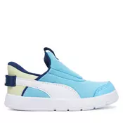 PUMA Courtflex v3 SLIPTECH™ Sneakers Toddlers, Shoes, Vibrant Blue/White/Apple Spritz, 26
