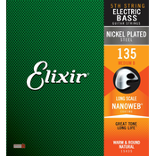 Struna za električno bas kitaro .135 Elixir