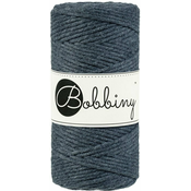 Bobbiny Macrame Cord 3 mm Charcoal