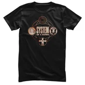 System of a Down Tech Circles Black M Majica